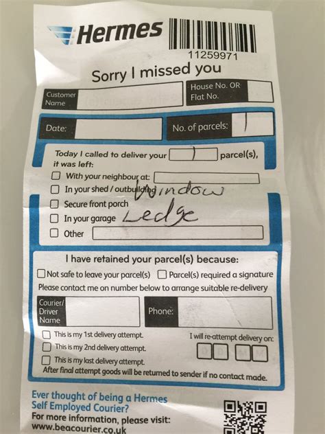 return hermes parcel|my hermes free returns label.